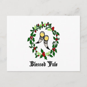 Blessed Norse Yule Postcard