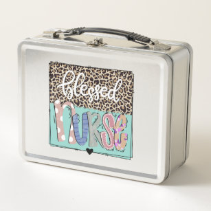 Blessed nurse   metal lunch box
