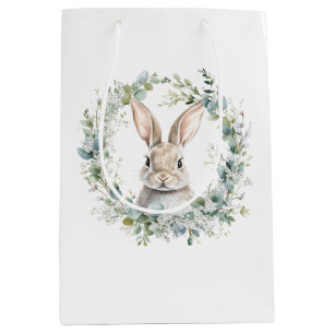 Blessed Ostara Rabbit Spring Easter Medium Gift Bag