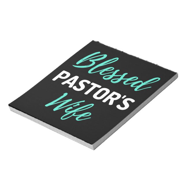 Blessed Pastor's Wife Notepad (Rotated)
