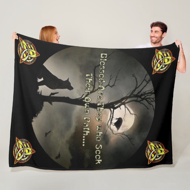 Blessed Path Fleece Blanket, Blanket (In Situ)