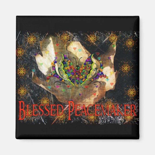 Blessed Peacemaker Magnet (Front)