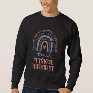 Blessed Physical Therapist Back To School Boho Rai Sweatshirt