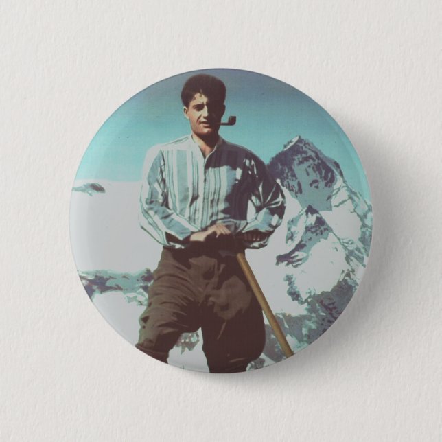 Blessed Pier Giorgio Frassati 6 Cm Round Badge (Front)