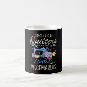 Blessed Quilters Piecemakers Quilting Sewing Ideas Coffee Mug
