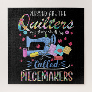Blessed Quilters Piecemakers Quilting Sewing Ideas Jigsaw Puzzle