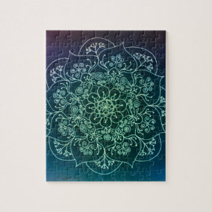Blessed Rain Mandala Jigsaw Puzzle