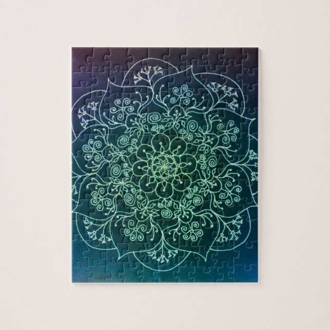 Blessed Rain Mandala Jigsaw Puzzle (Vertical)