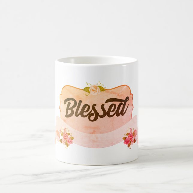Blessed - Roses Coffee Mug (Center)