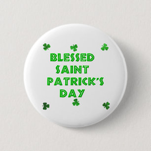 Blessed Saint Patrick's Day (2) 6 Cm Round Badge