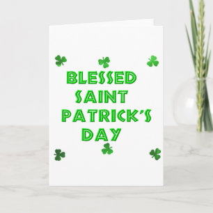 Blessed Saint Patrick's Day (2) Card