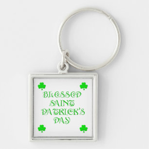 Blessed Saint Patrick's Day (3) Key Ring