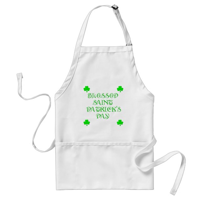 Blessed Saint Patrick's Day (3) Standard Apron (Front)