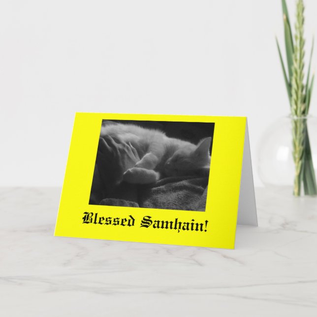 Blessed Samhain! Card (Front)