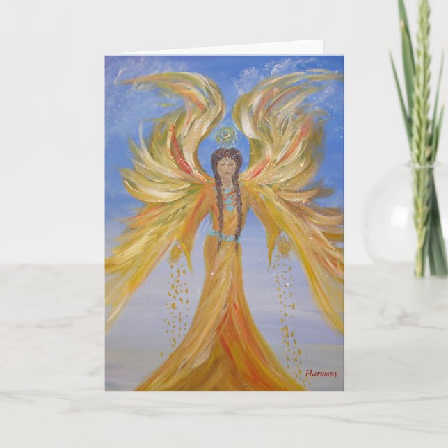 Blessed Seraphim Angel Card (Front)