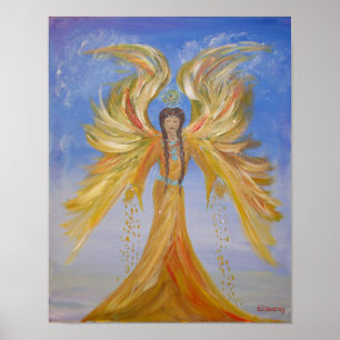 Blessed Seraphim Mother Angel Poster