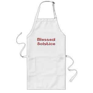 Blessed Solstice Long Apron