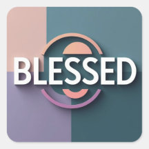 Blessed Sticker- Ai design