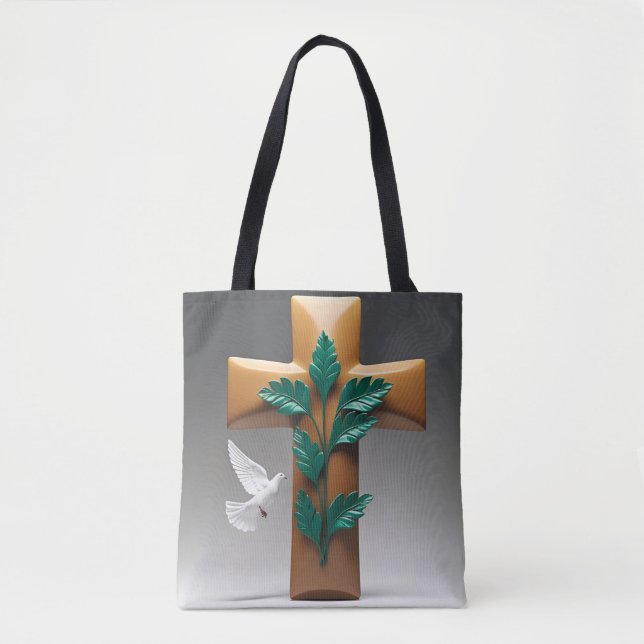 Blessed Stream Faith Tote Bag (Front)