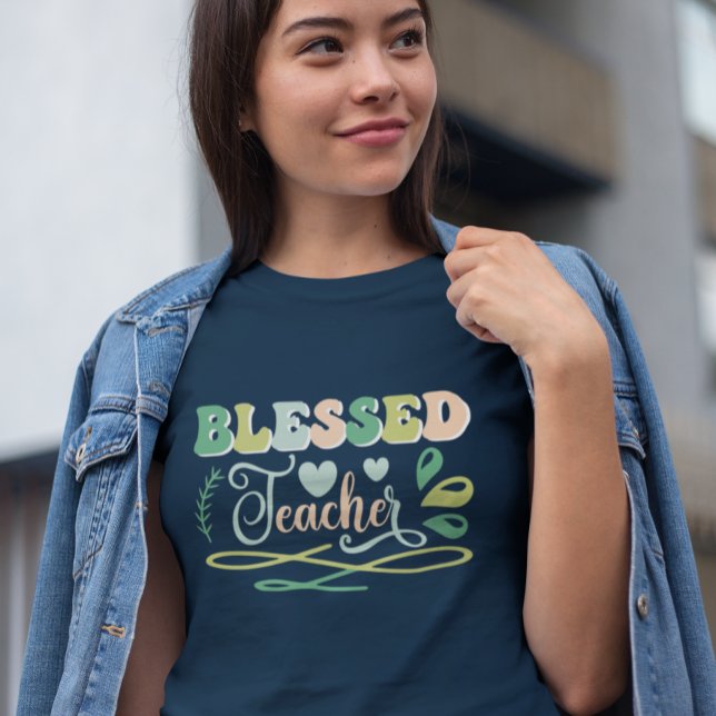 Blessed Teacher Back to School Design T-Shirt (Creator Uploaded)