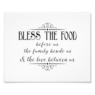 Blessed this food photo print