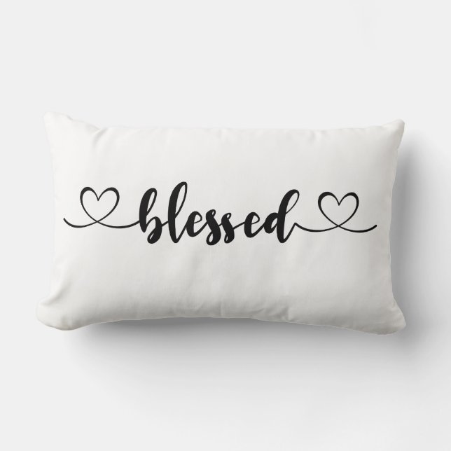 Blessed Throw Pillow (Front)