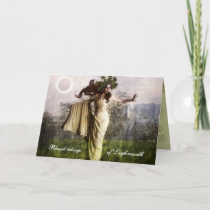 Blessed Tidings of Lughnasadh Holiday Card