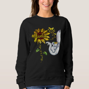 Blessed To Be Called Auntie Elephant Sunflower Sweatshirt