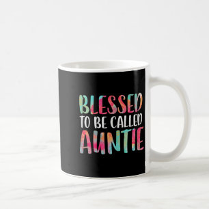 Blessed to be called auntie shirt women mothers da coffee mug
