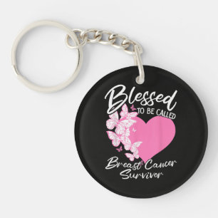 Blessed to Be Called Breast Cancer Survivor Key Ring