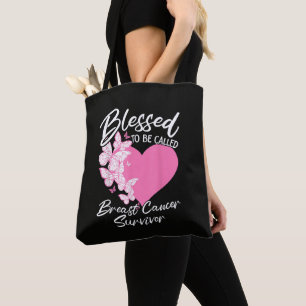 Blessed to Be Called Breast Cancer Survivor Tote Bag