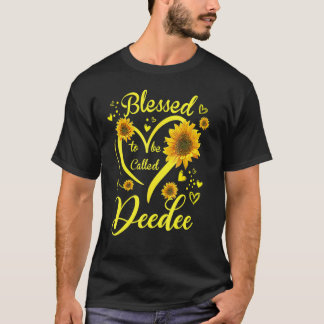 Blessed To Be Called Deedee Sunflower Mother's Day T-Shirt