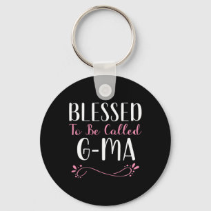 Blessed To Be Called G-ma Cute Cool Gma Key Ring
