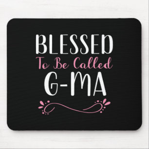 Blessed To Be Called G-ma Cute Cool Gma Mouse Pad