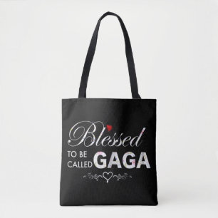 Blessed To Be Called Gaga Christmas Tote Bag