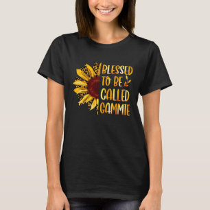 Blessed To Be Called Gammie Cute Sunflower Mothers T-Shirt