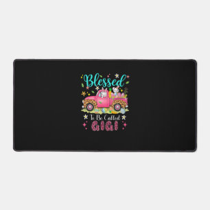 Blessed To Be Called Gigi Easter Bunnies Chocolate Desk Mat