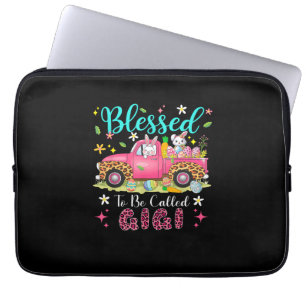 Blessed To Be Called Gigi Easter Bunnies Chocolate Laptop Sleeve