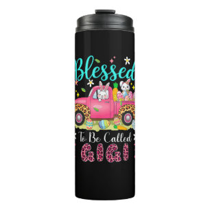 Blessed To Be Called Gigi Easter Bunnies Chocolate Thermal Tumbler
