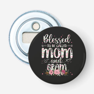 Blessed To Be Called Gram Flower Lovers Bottle Opener