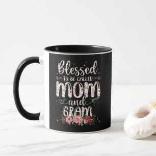 Blessed To Be Called Gram Flower Lovers Mug