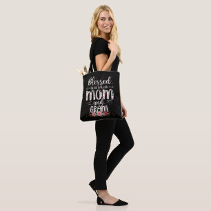 Blessed To Be Called Gram Flower Lovers Tote Bag