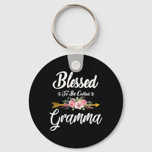 Blessed To Be Called Gramma Floral Mother's Day Th Key Ring