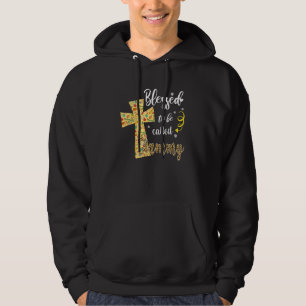 Blessed To Be Called Grammy Cross Christmas, Mothe Hoodie