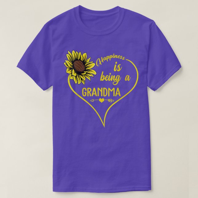 Blessed To Be Called Grandma Sunflower Mothers Day T-Shirt (Design Front)