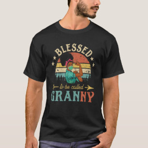 Blessed To Be Called Granny For Women Vintage T-Shirt
