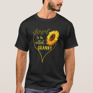 Blessed To Be Called Granny Mother's Day Sunflower T-Shirt