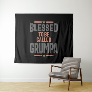 Blessed To Be Called Grumpa   Grandfather Tapestry