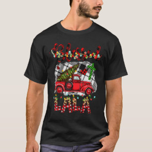 Blessed To Be Called Lolli Christmas Red Truck T-Shirt