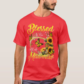 Blessed to be called Mawmaw  Sunflower Lovers Gran T-Shirt